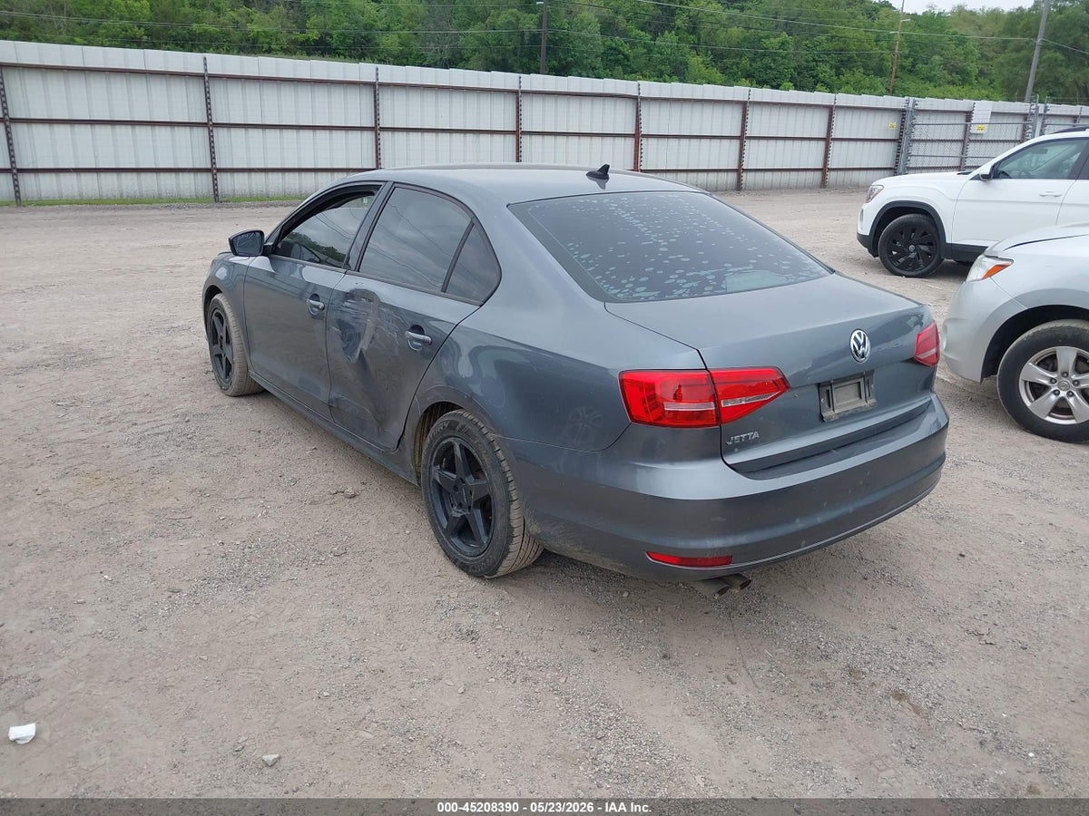 2015 VOLKSWAGEN JETTA 2.0L S — снимка 3