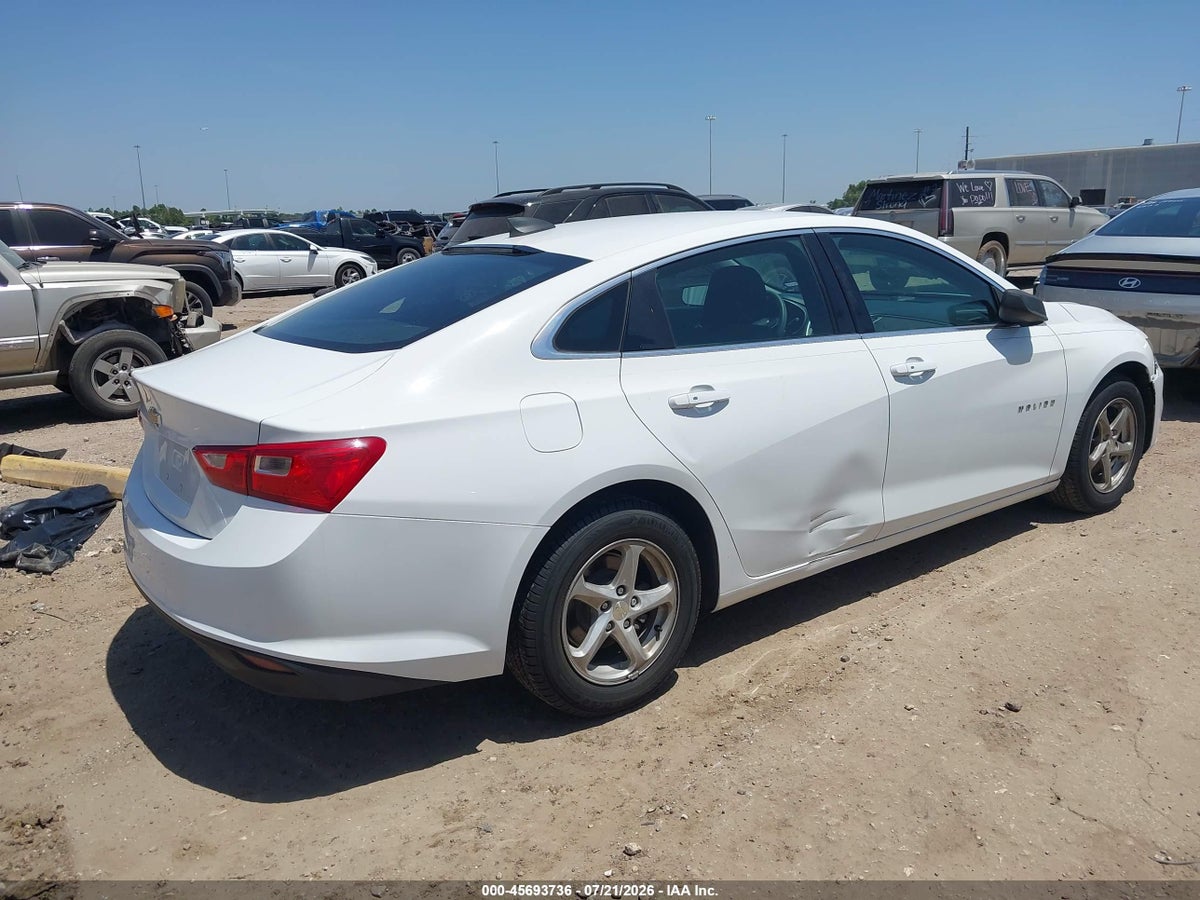 2017 CHEVROLET MALIBU LS — снимка 4