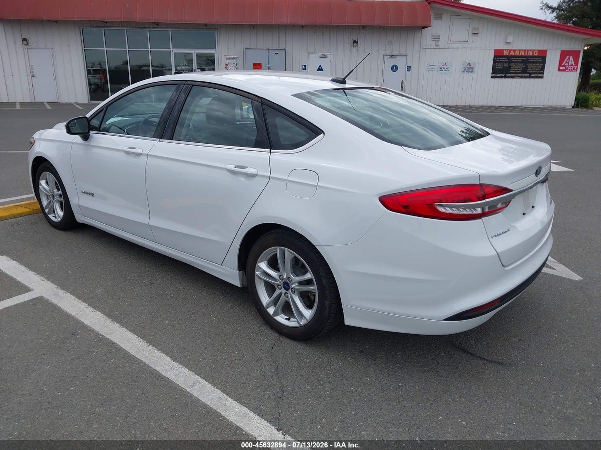2018 FORD FUSION HYBRID S — снимка 3