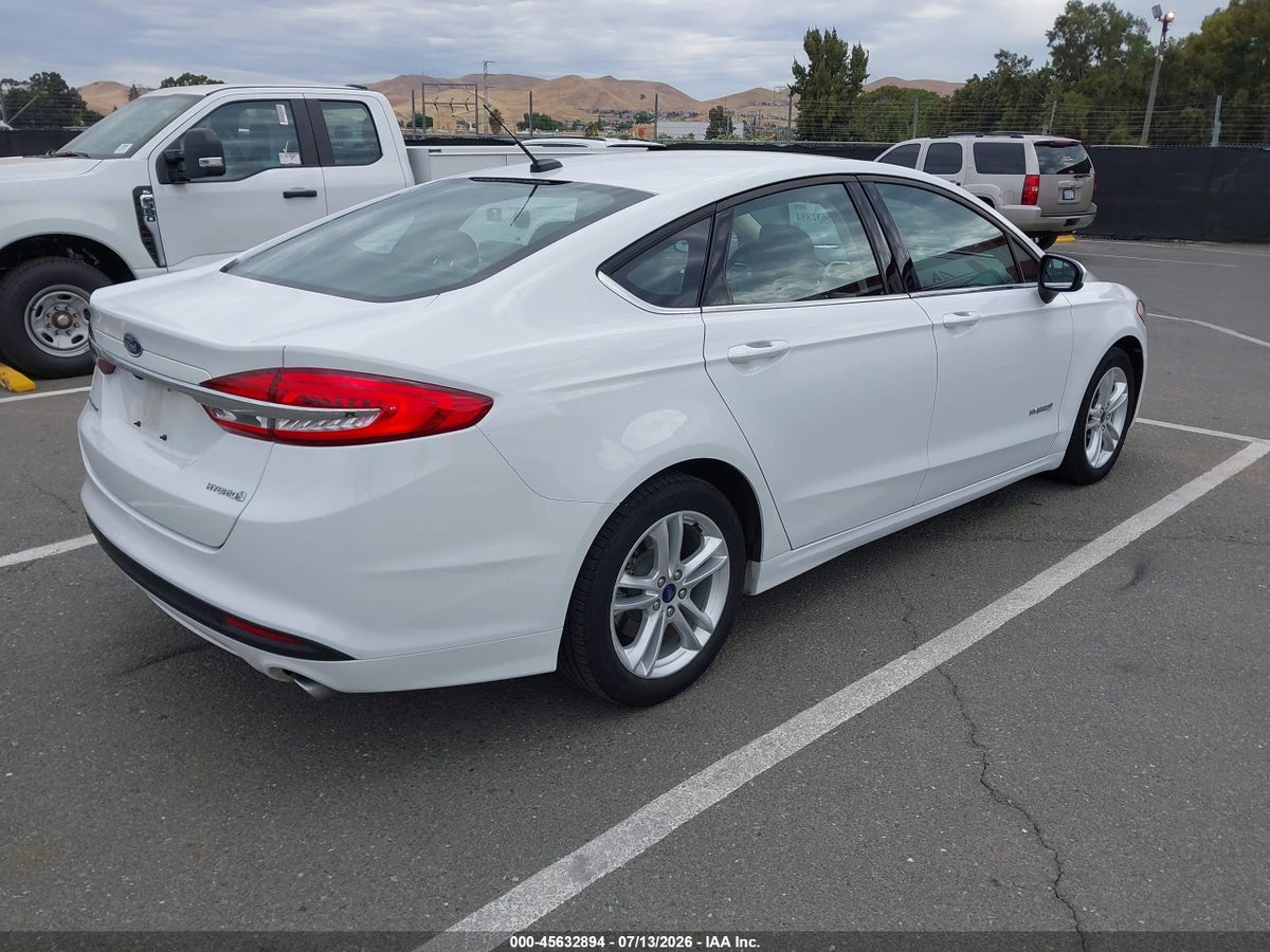 2018 FORD FUSION HYBRID S — снимка 4
