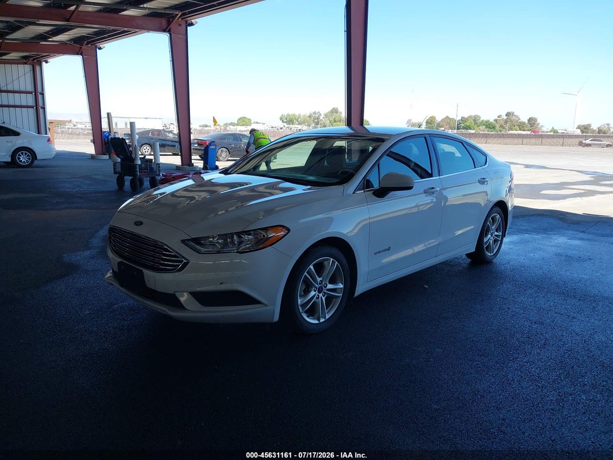 2018 FORD FUSION HYBRID S — снимка 2