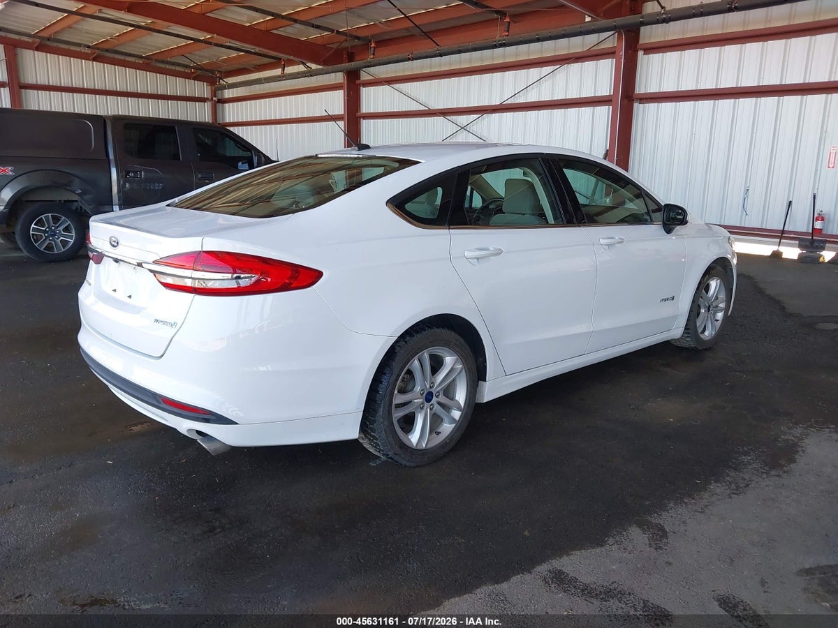 2018 FORD FUSION HYBRID S — снимка 4