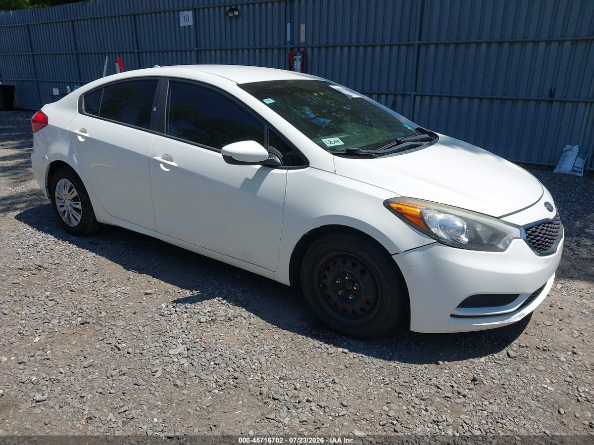 2016 KIA FORTE LX