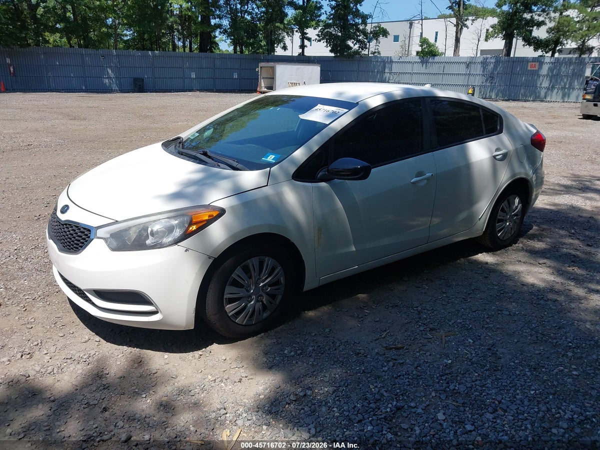 2016 KIA FORTE LX — снимка 2