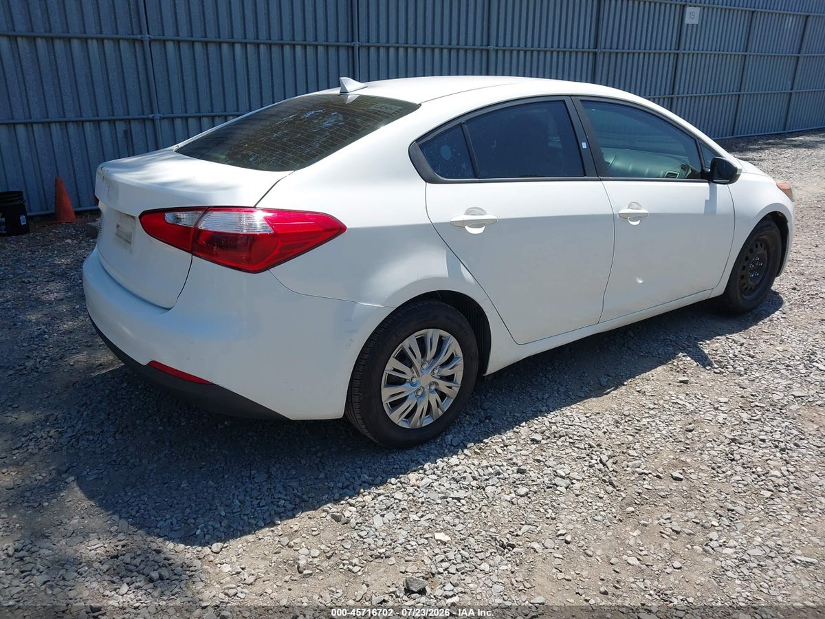 2016 KIA FORTE LX — снимка 4