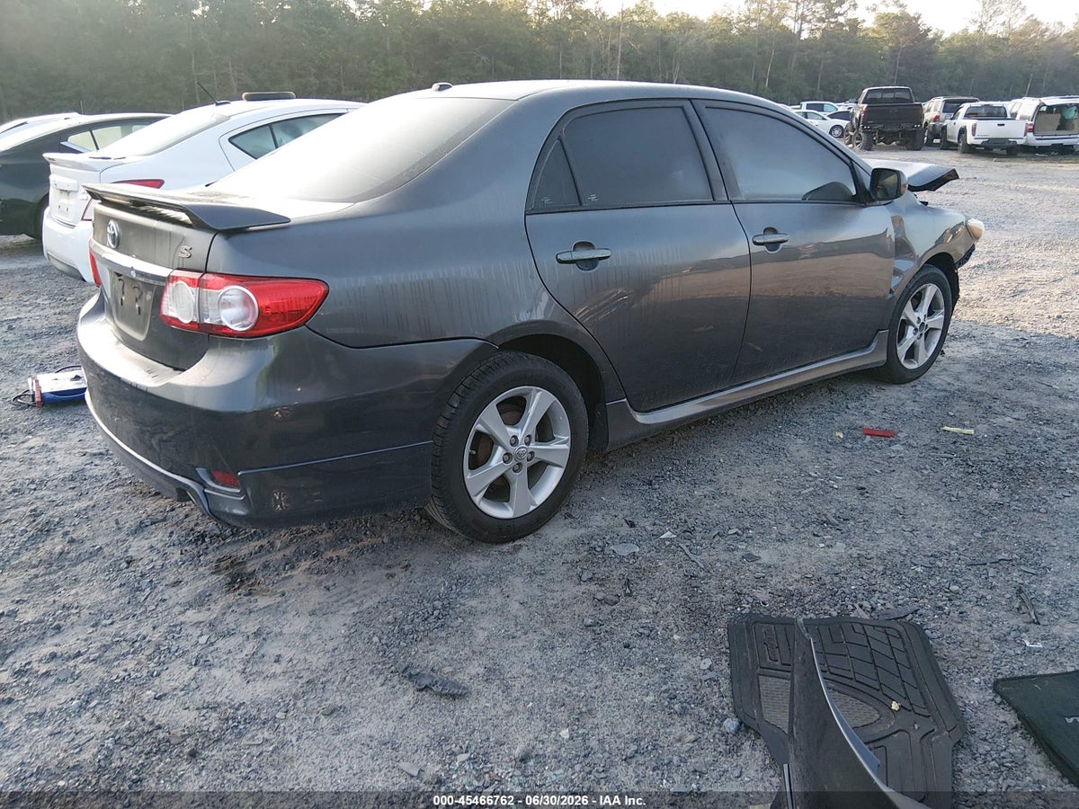 2011 TOYOTA COROLLA S — снимка 4