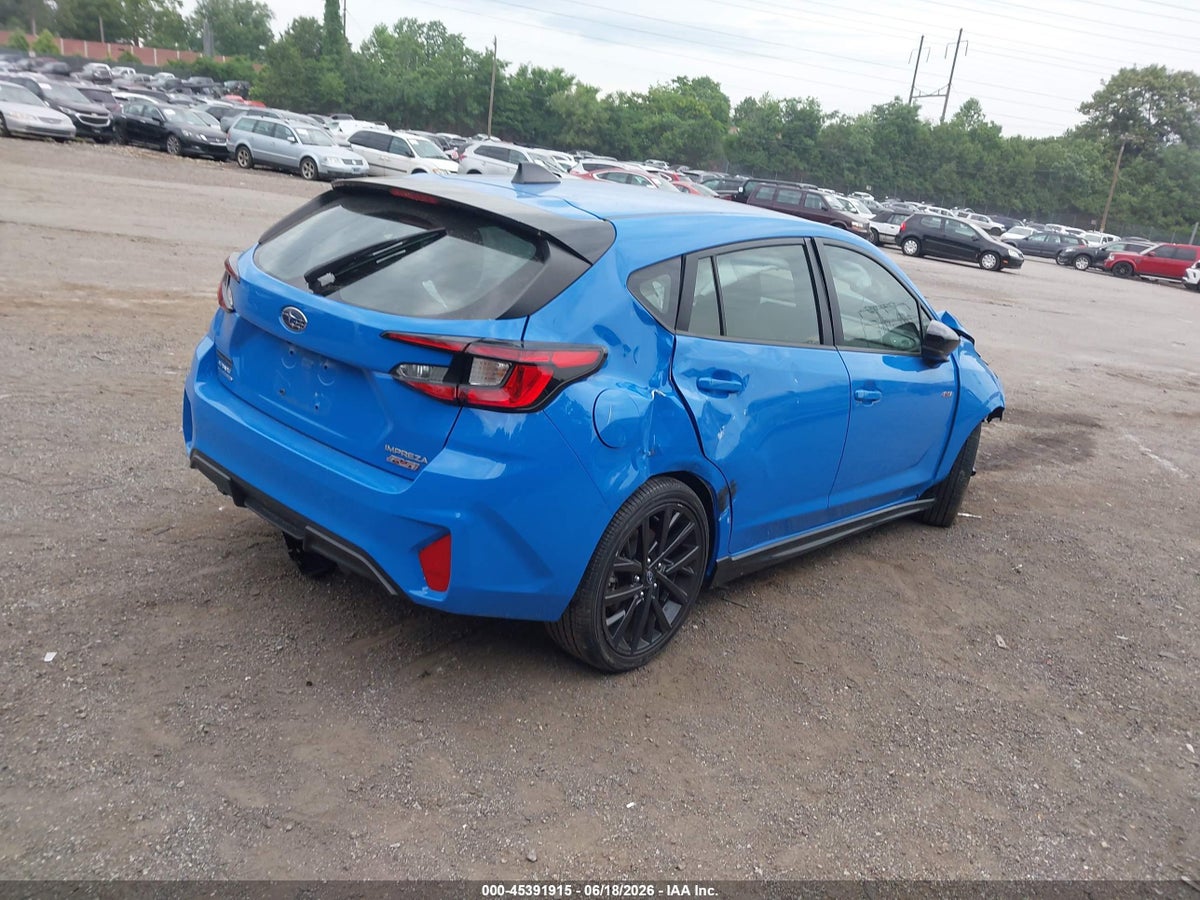 2024 SUBARU IMPREZA RS 5-DOOR — снимка 4