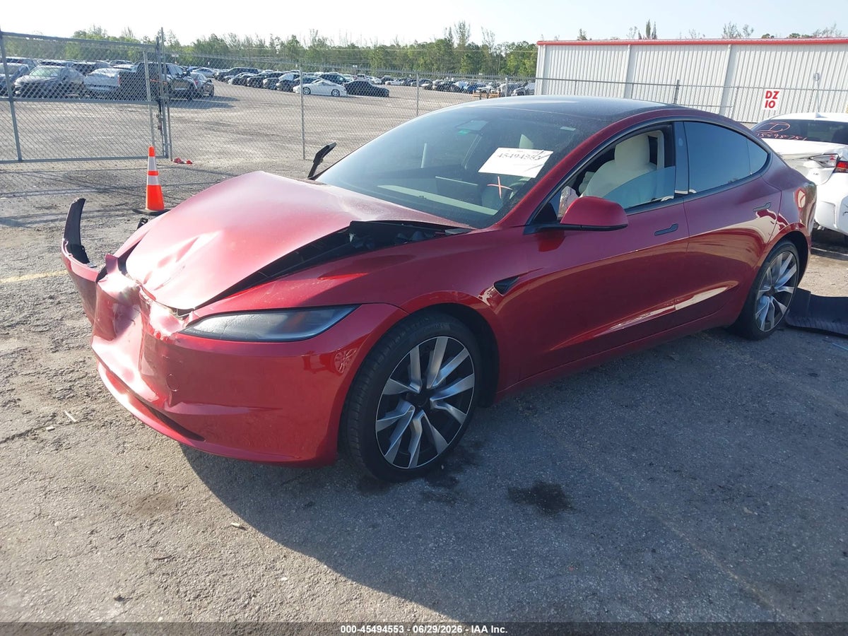 2024 TESLA MODEL 3 LONG RANGE DUAL MOTOR ALL-WHEEL DRIVE — снимка 2