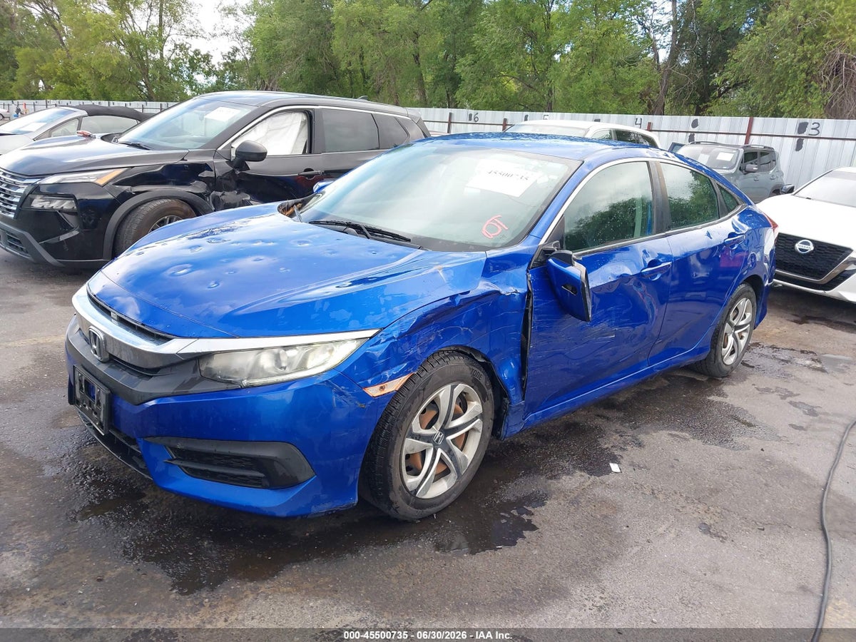 2016 HONDA CIVIC LX — снимка 2
