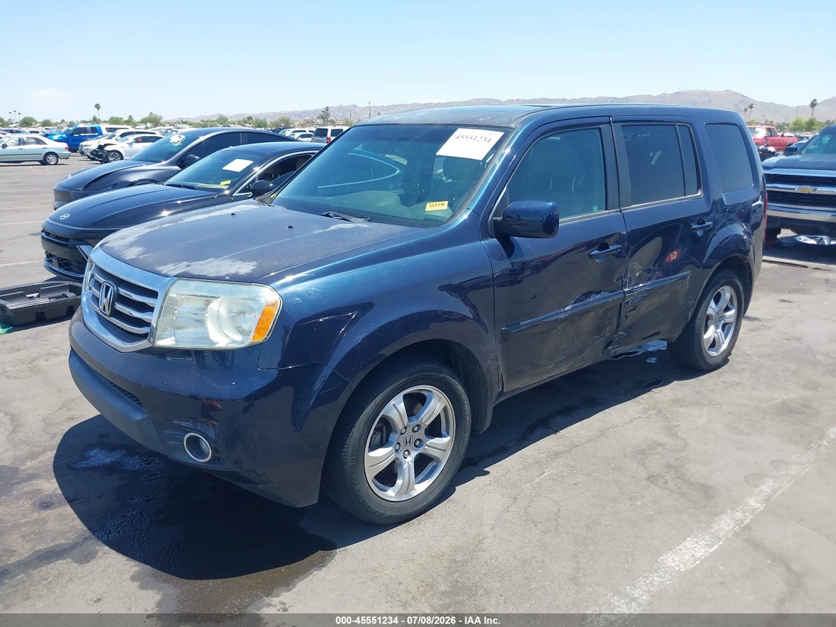 2012 HONDA PILOT EX-L — снимка 2