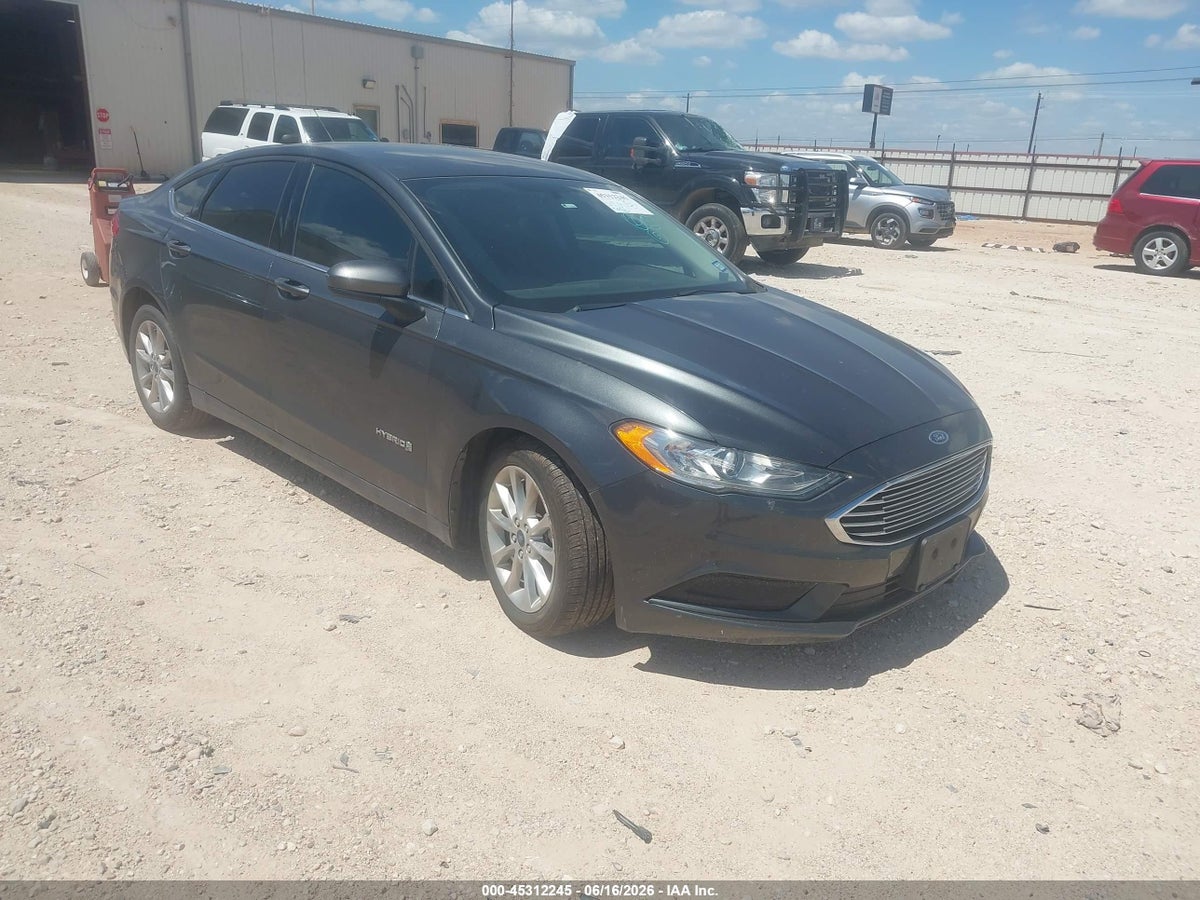 2017 FORD FUSION HYBRID SE