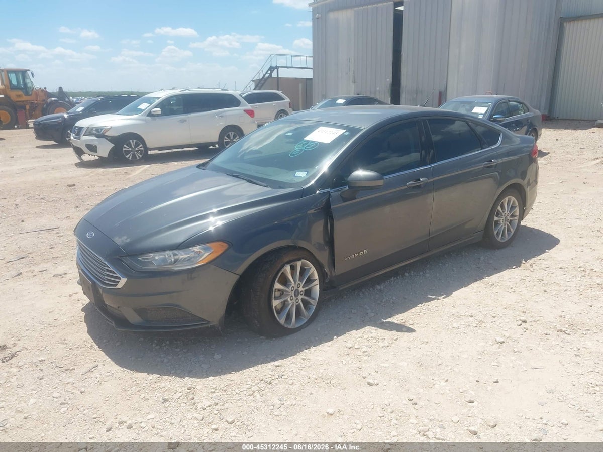 2017 FORD FUSION HYBRID SE — снимка 2