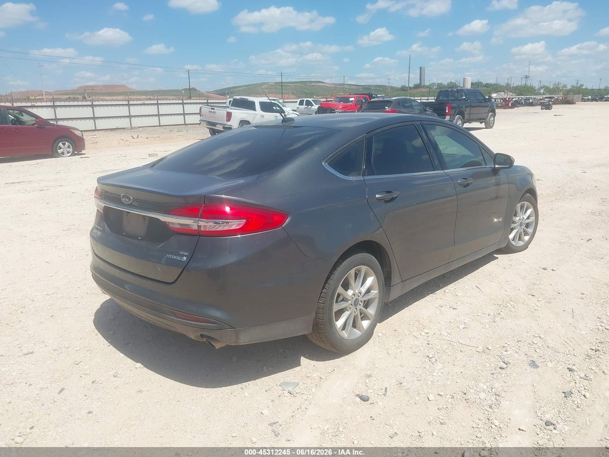 2017 FORD FUSION HYBRID SE — снимка 4