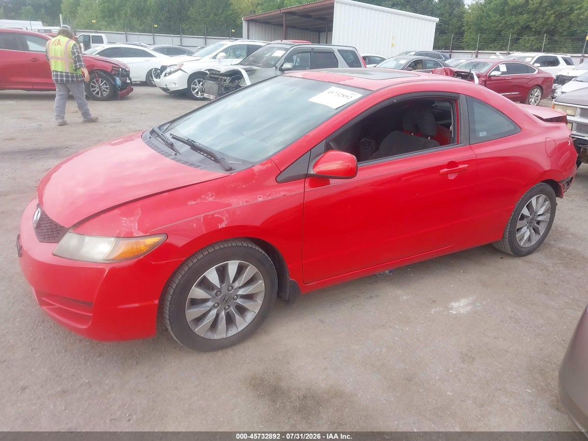 2010 HONDA CIVIC EX — снимка 2