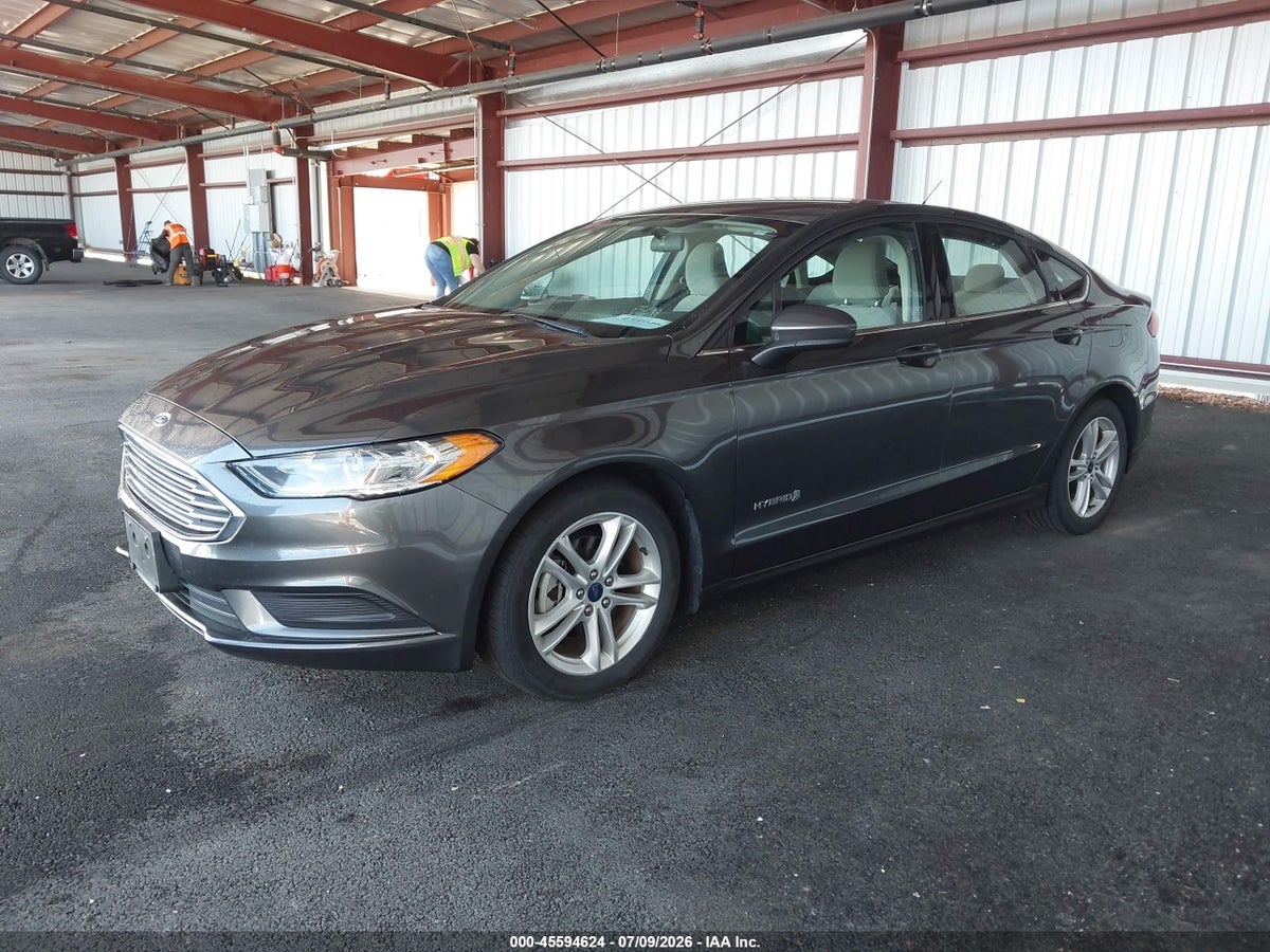 2018 FORD FUSION HYBRID S — снимка 2