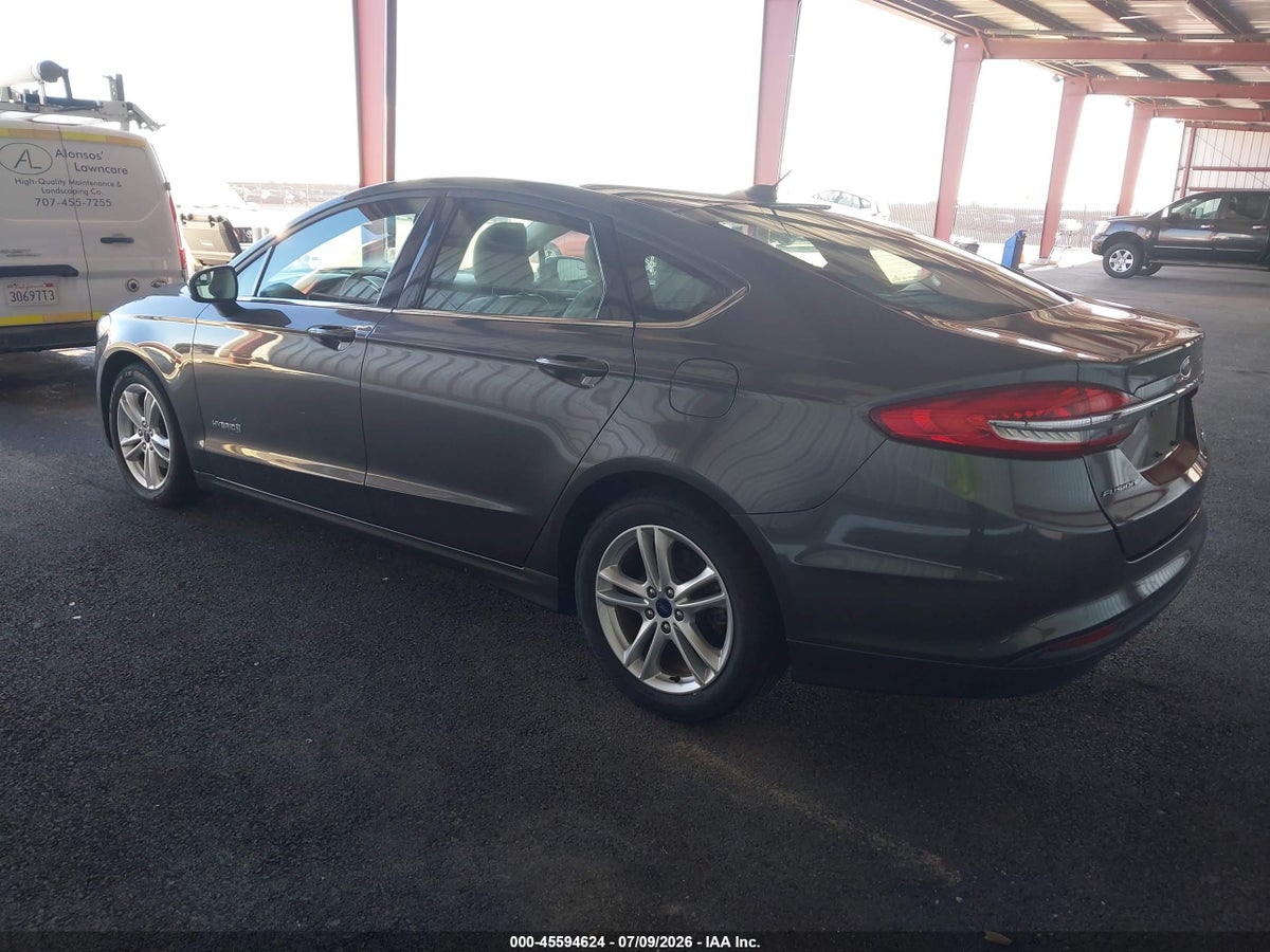 2018 FORD FUSION HYBRID S — снимка 3
