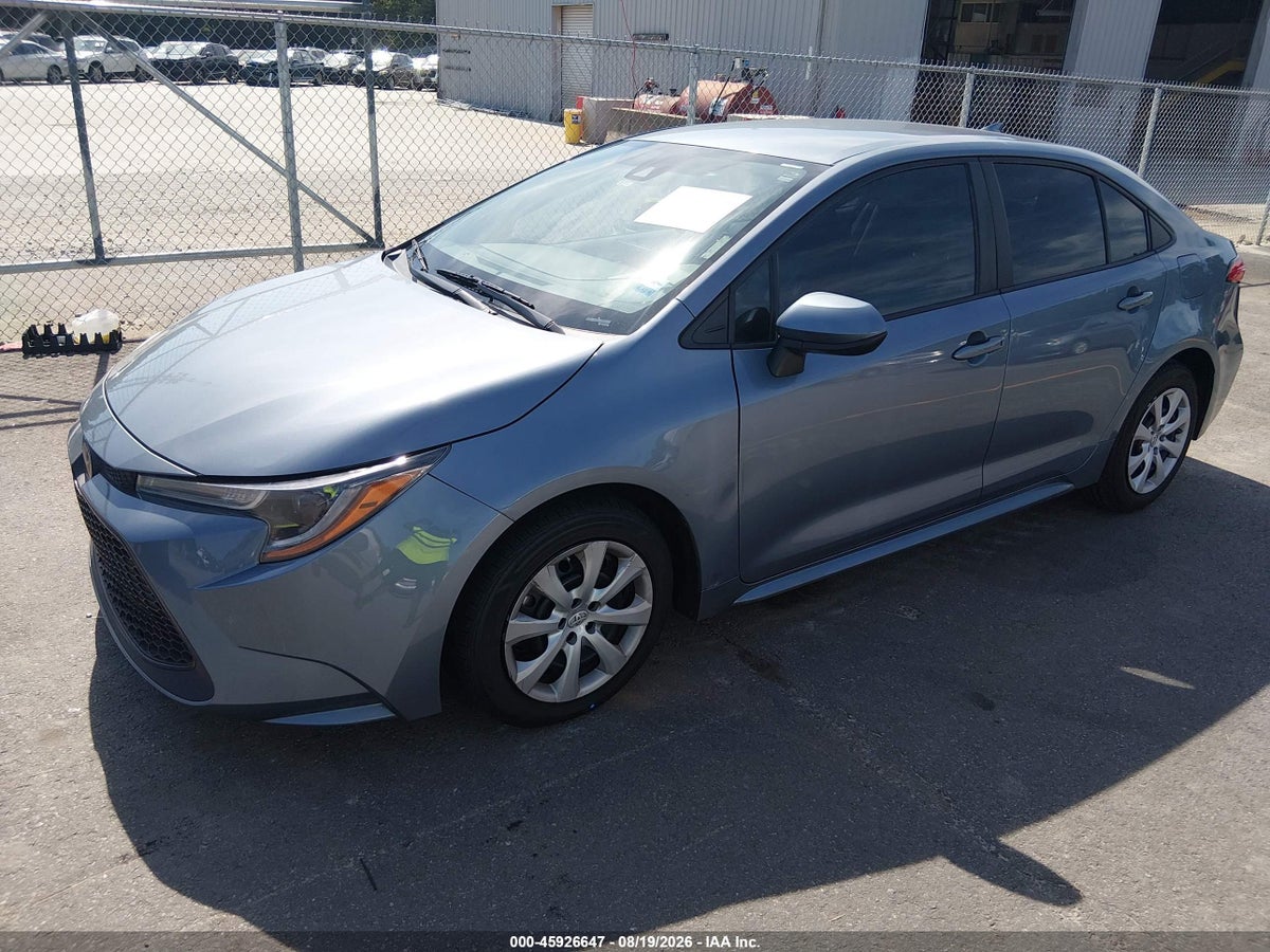 2021 TOYOTA COROLLA LE — снимка 2
