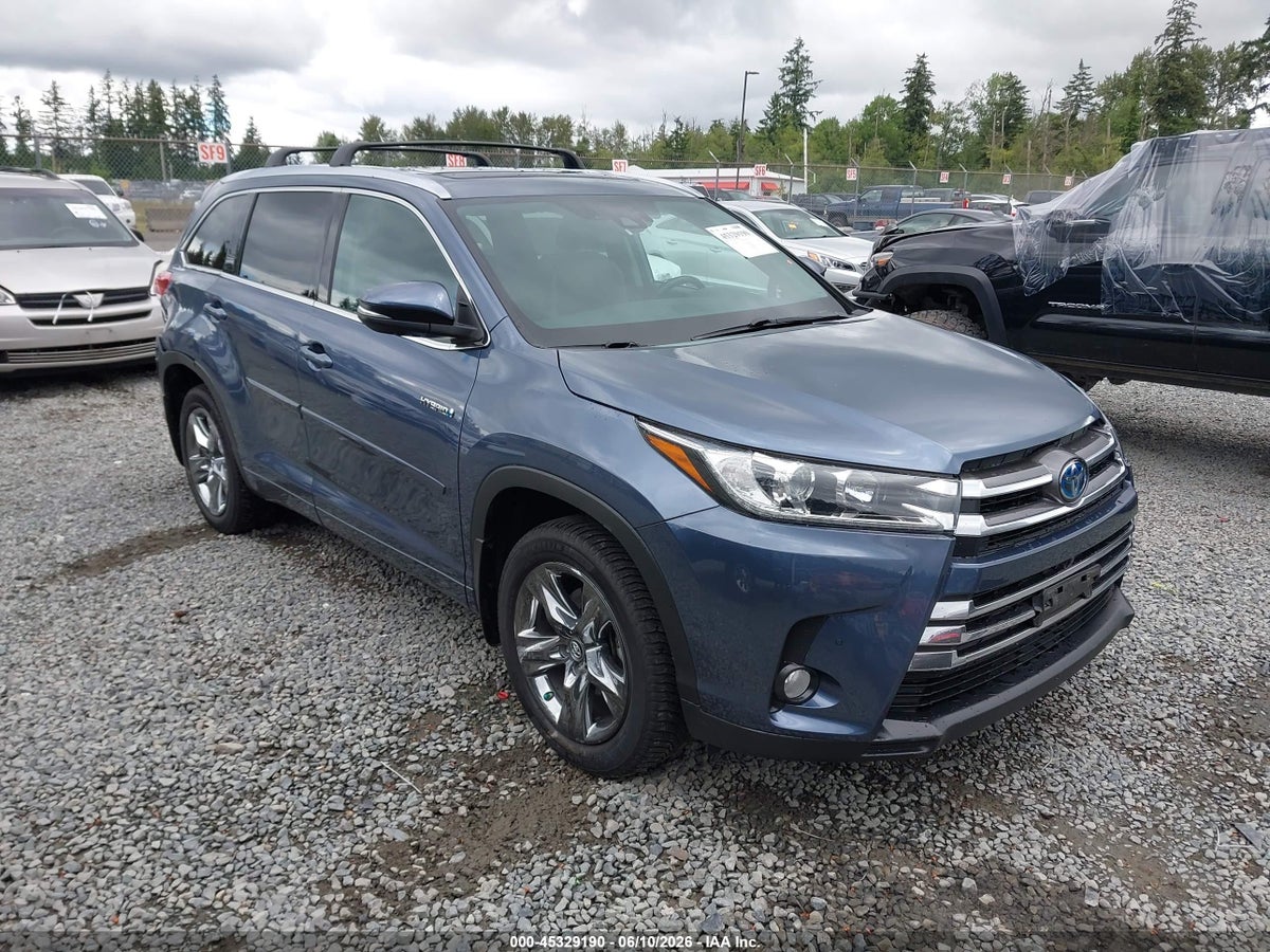 2018 TOYOTA HIGHLANDER HYBRID LIMITED PLATINUM