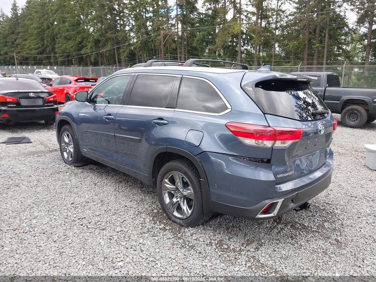 2018 TOYOTA HIGHLANDER HYBRID LIMITED PLATINUM — снимка 3