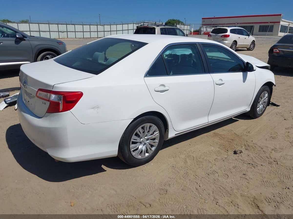 2012 TOYOTA CAMRY LE — снимка 4
