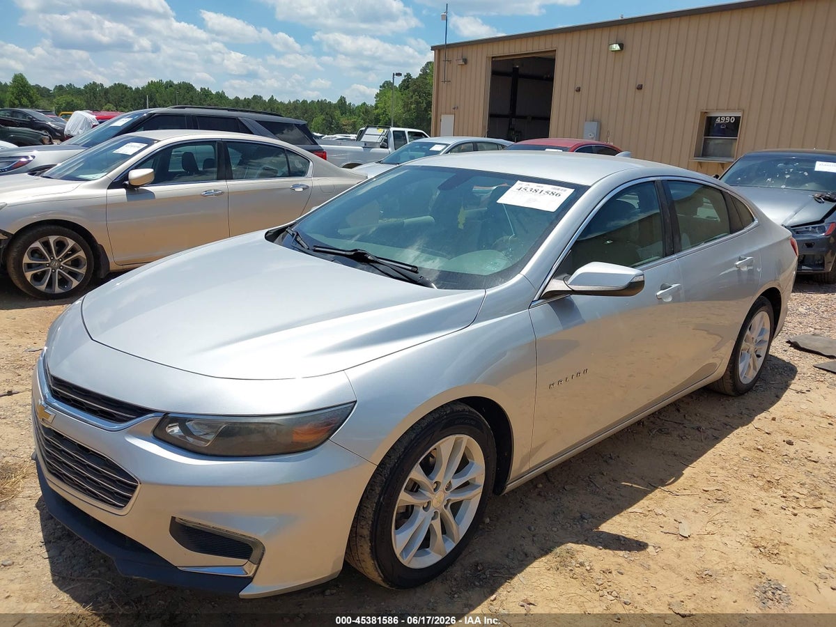 2016 CHEVROLET MALIBU 1LT — снимка 2