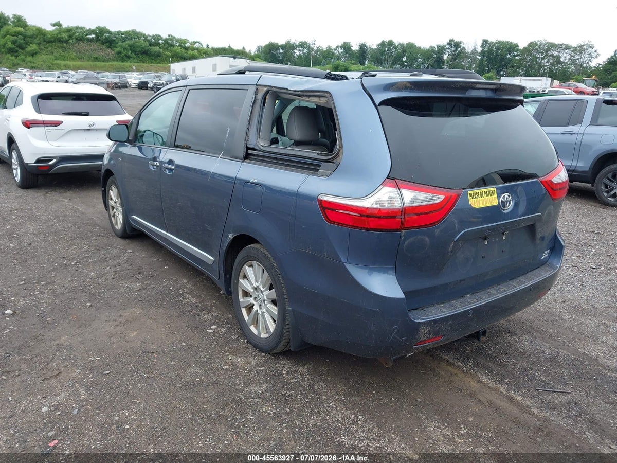 2017 TOYOTA SIENNA XLE PREMIUM 7 PASSENGER — снимка 3
