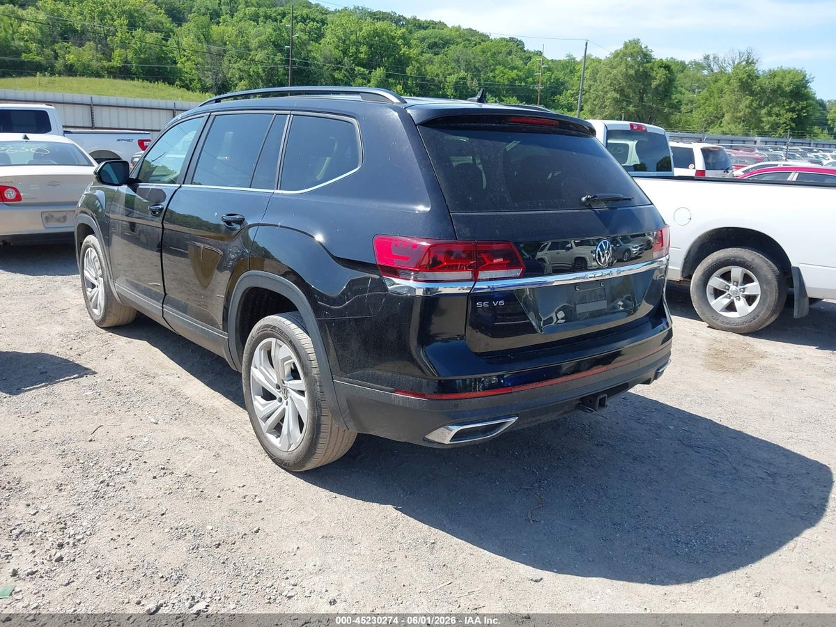 2021 VOLKSWAGEN ATLAS 3.6L V6 SE W/TECHNOLOGY — снимка 3