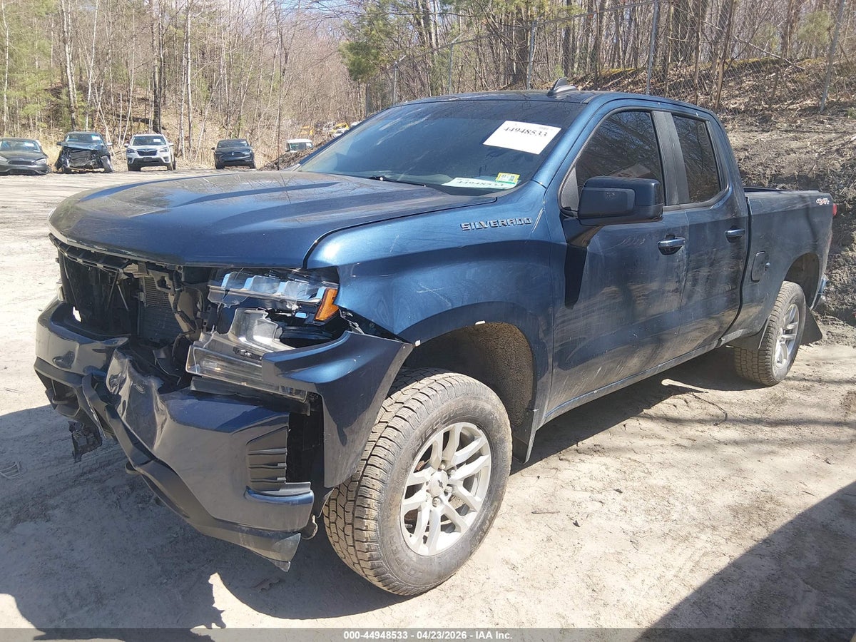 2021 CHEVROLET SILVERADO 1500 4WD STANDARD BED RST — снимка 2