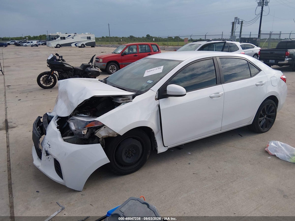 2015 TOYOTA COROLLA LE — снимка 2