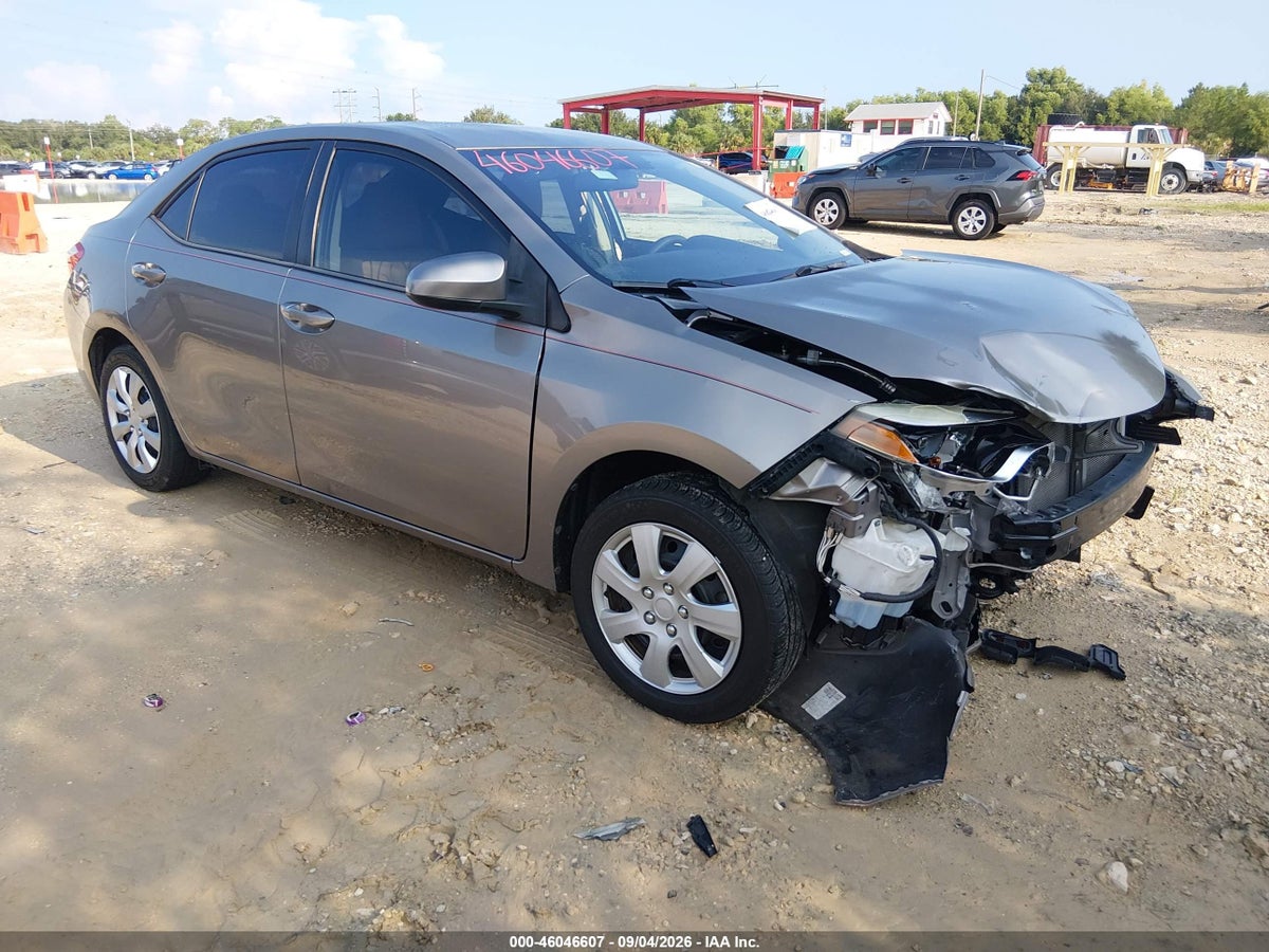 2015 TOYOTA COROLLA LE