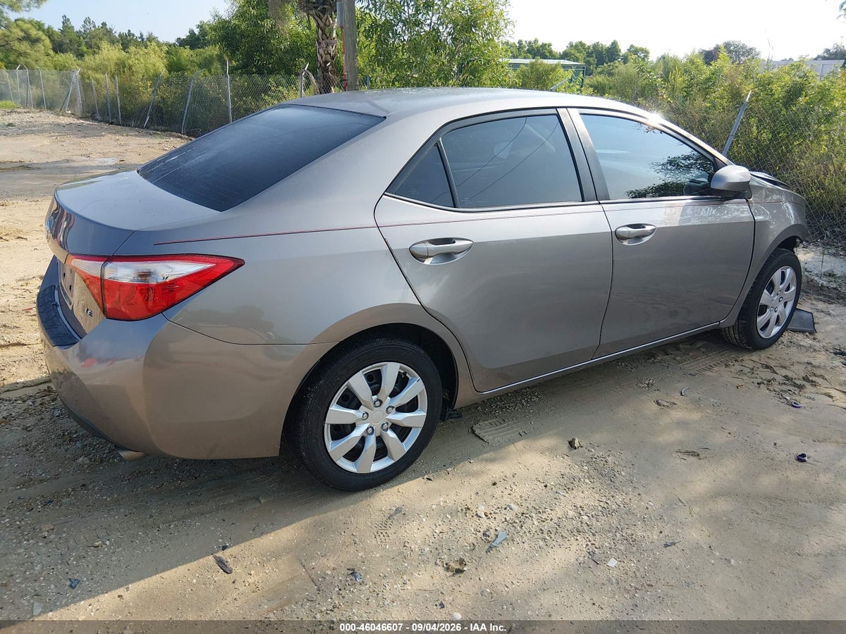 2015 TOYOTA COROLLA LE — снимка 4