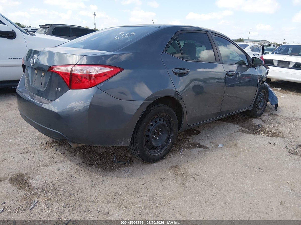 2019 TOYOTA COROLLA LE — снимка 4
