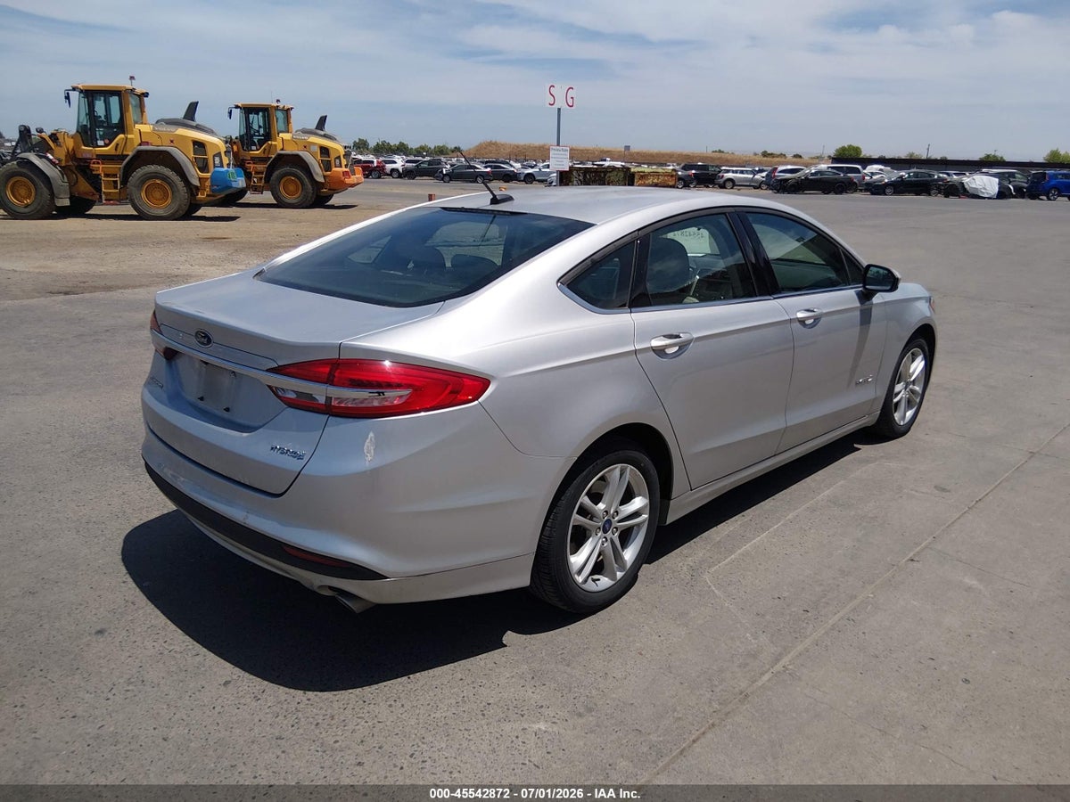 2018 FORD FUSION HYBRID S — снимка 4