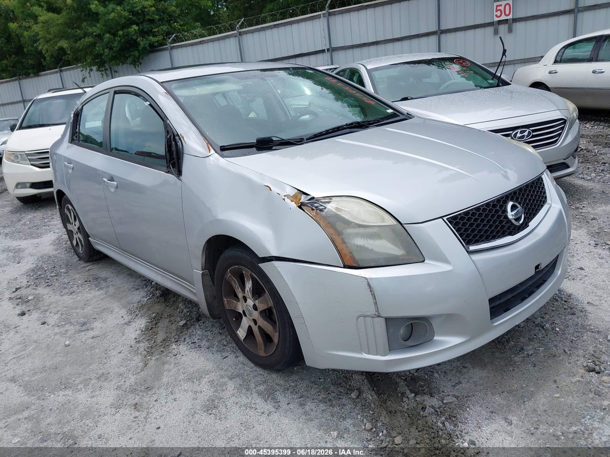 2012 NISSAN SENTRA 2.0 SR