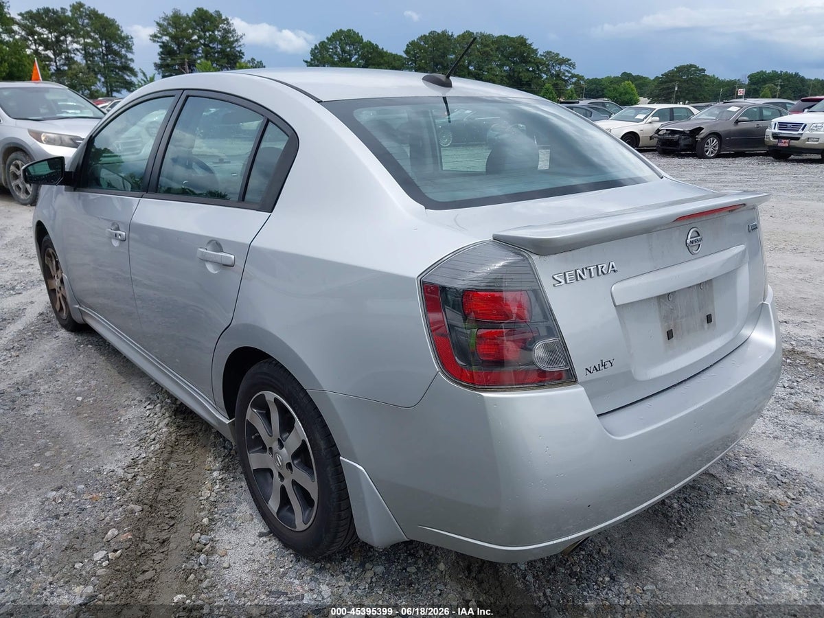2012 NISSAN SENTRA 2.0 SR — снимка 3
