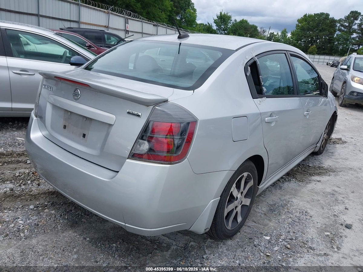 2012 NISSAN SENTRA 2.0 SR — снимка 4