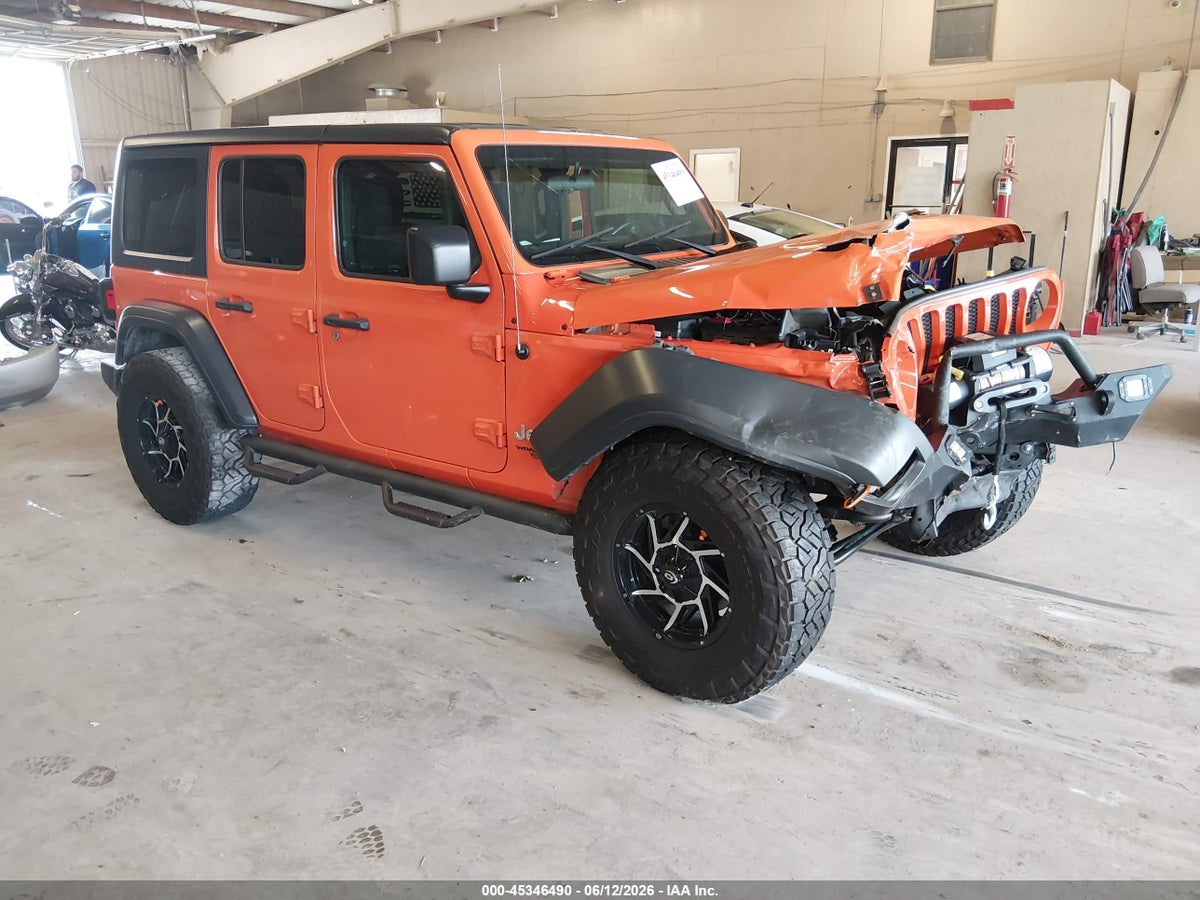 2018 JEEP WRANGLER UNLIMITED SPORT S 4X4
