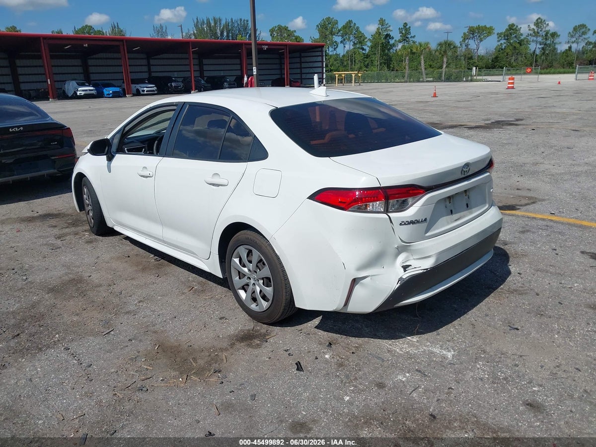 2021 TOYOTA COROLLA LE — снимка 3