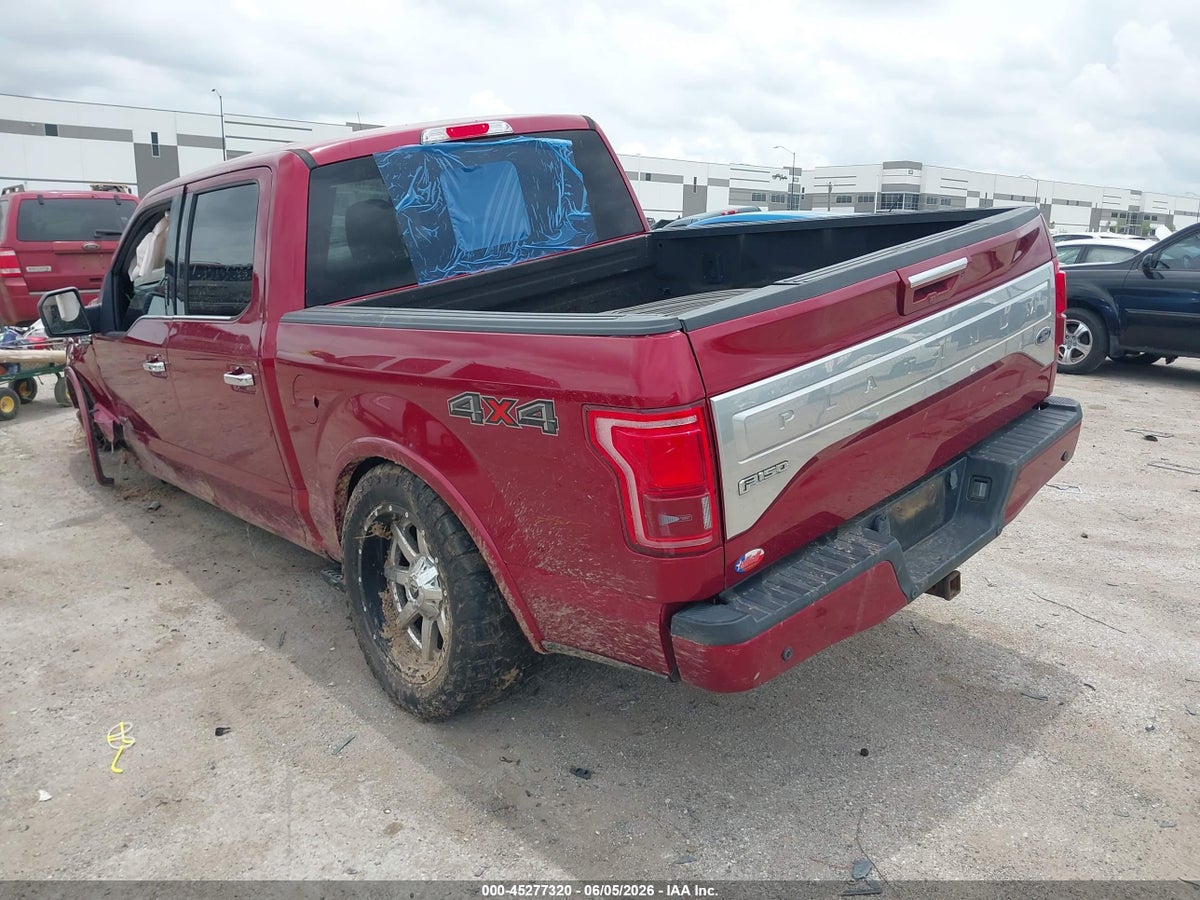 2015 FORD F-150 PLATINUM — снимка 3