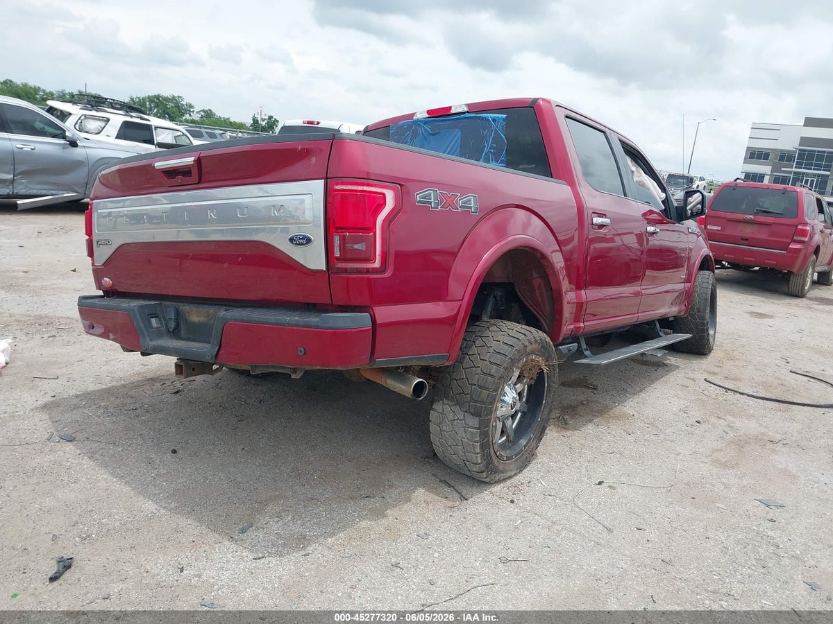 2015 FORD F-150 PLATINUM — снимка 4