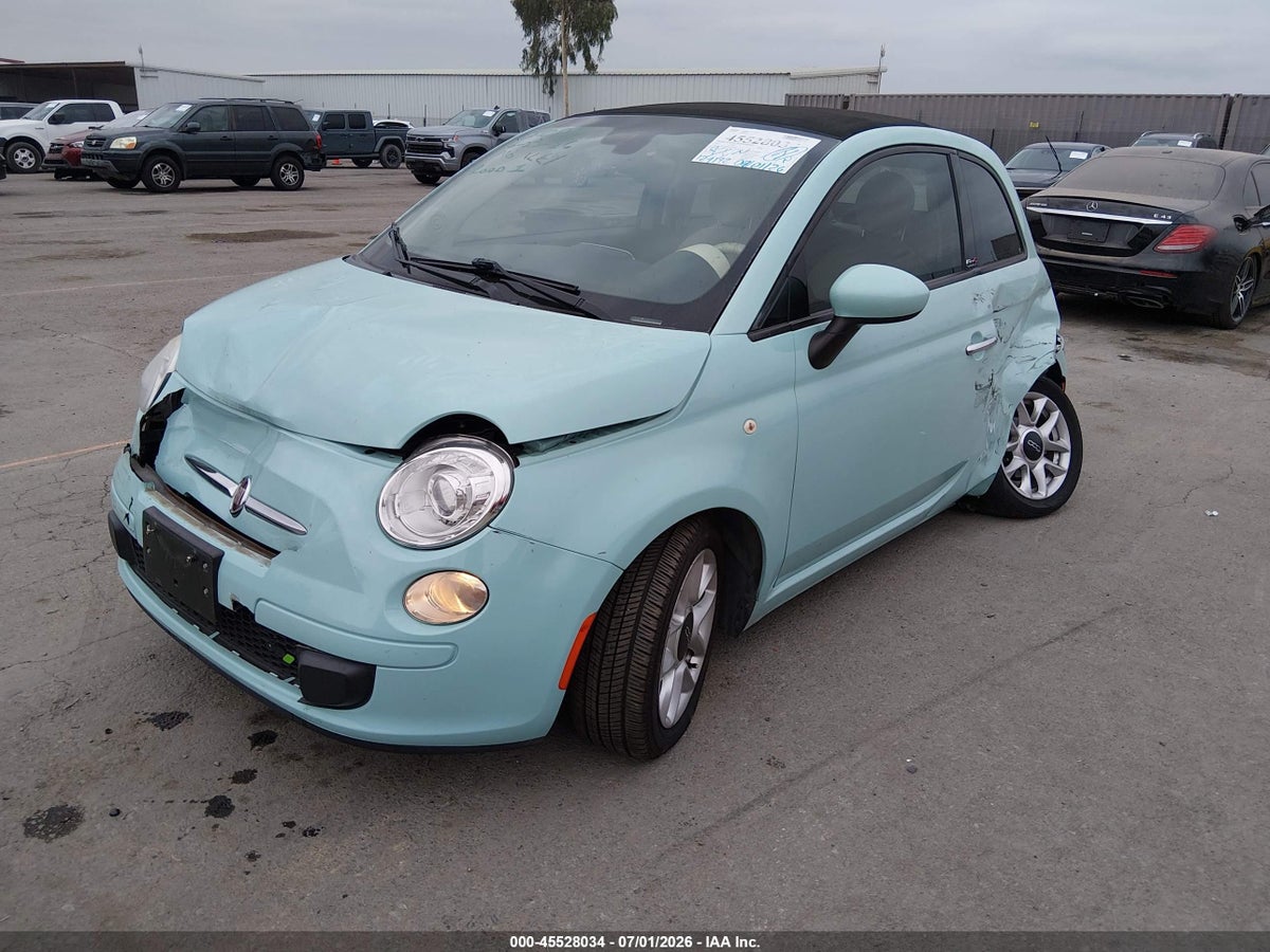 2017 FIAT 500C POP — снимка 2