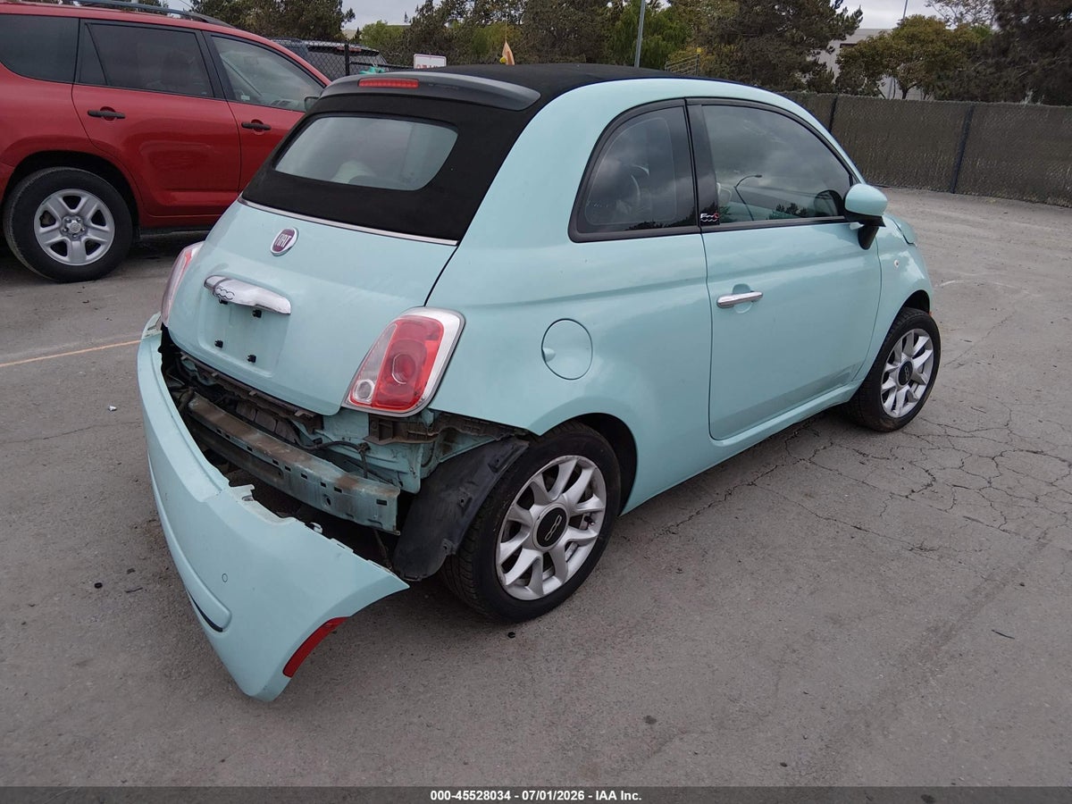 2017 FIAT 500C POP — снимка 4