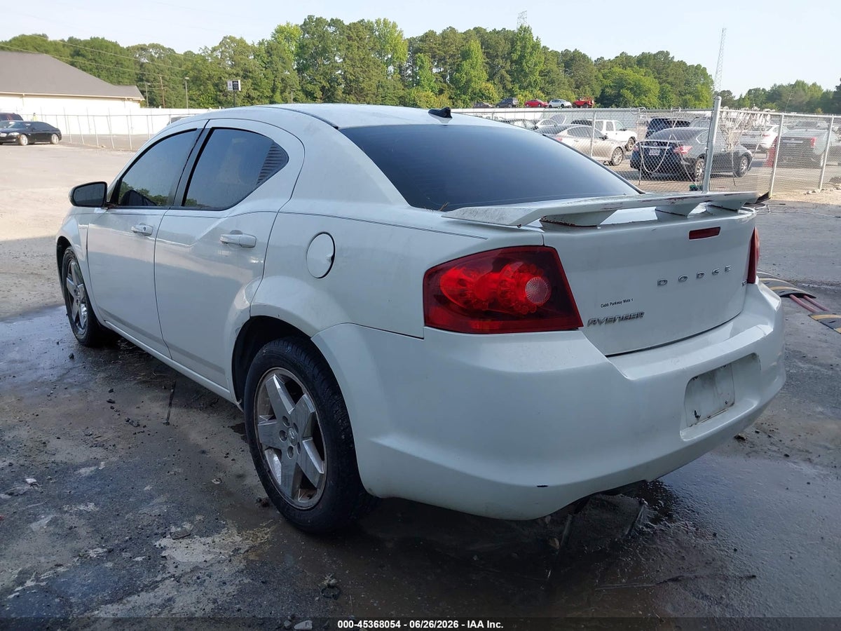 2013 DODGE AVENGER SXT — снимка 3