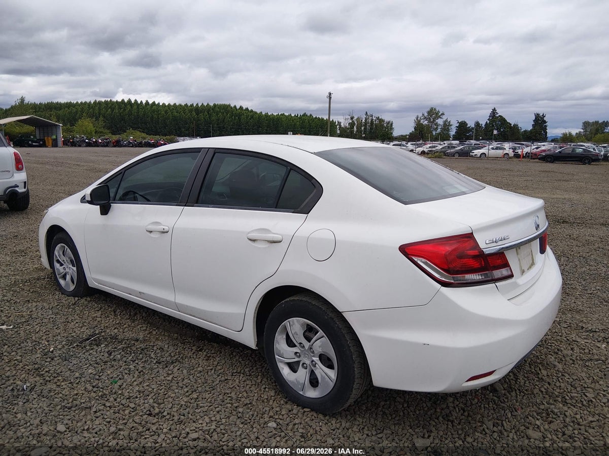 2014 HONDA CIVIC LX — снимка 3