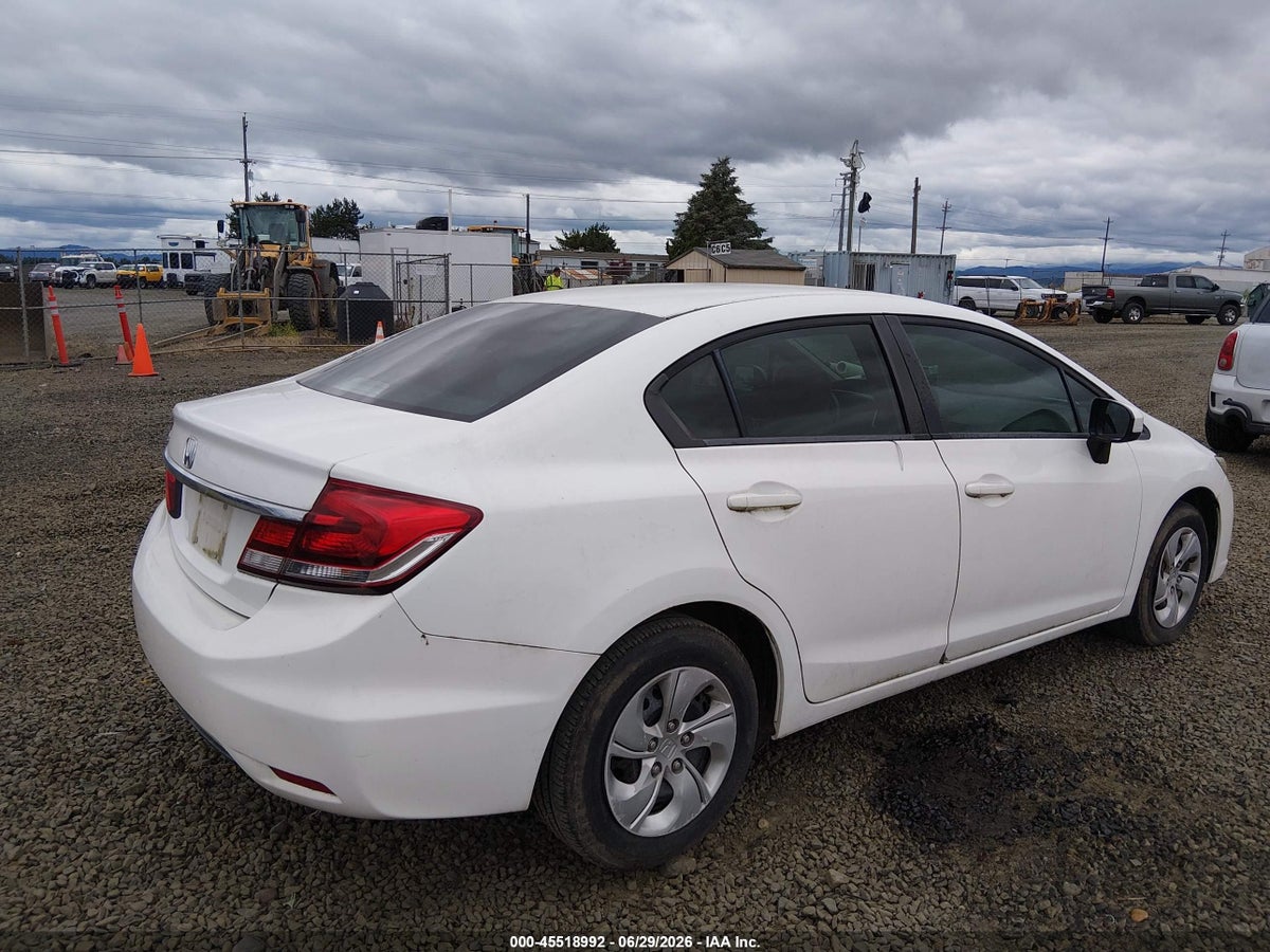 2014 HONDA CIVIC LX — снимка 4