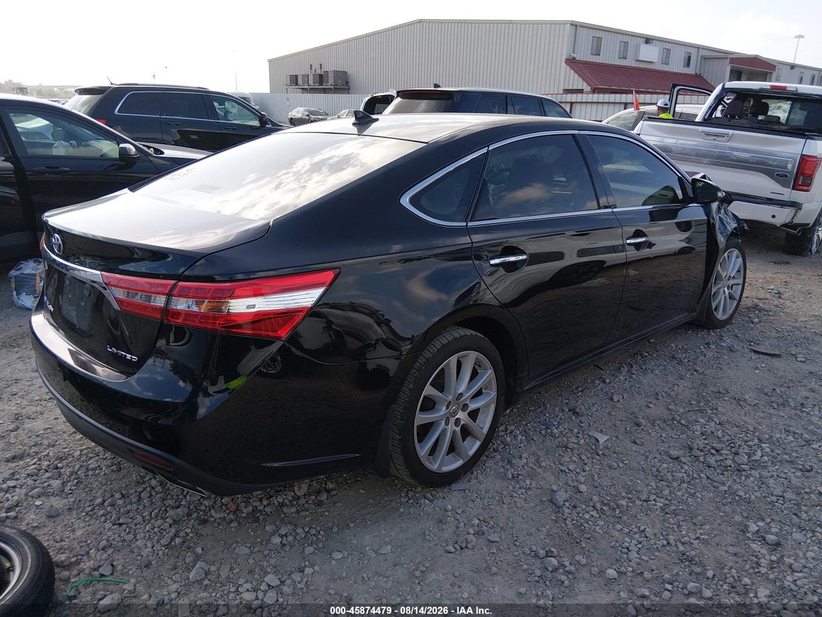 2013 TOYOTA AVALON LIMITED — снимка 4