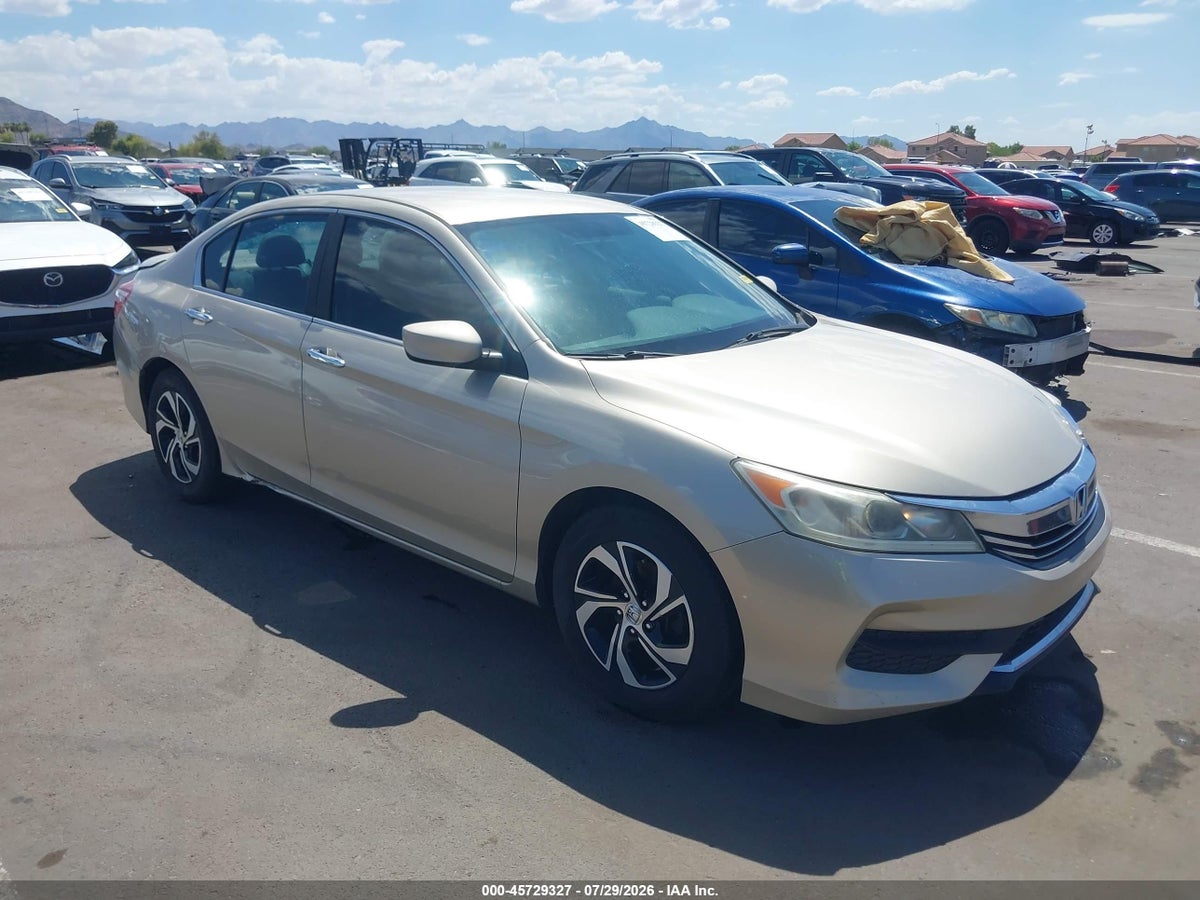 2016 HONDA ACCORD LX