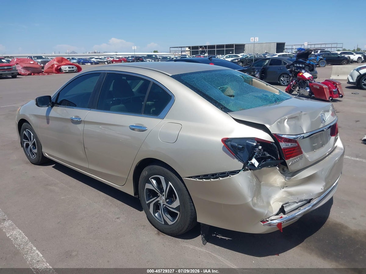 2016 HONDA ACCORD LX — снимка 3