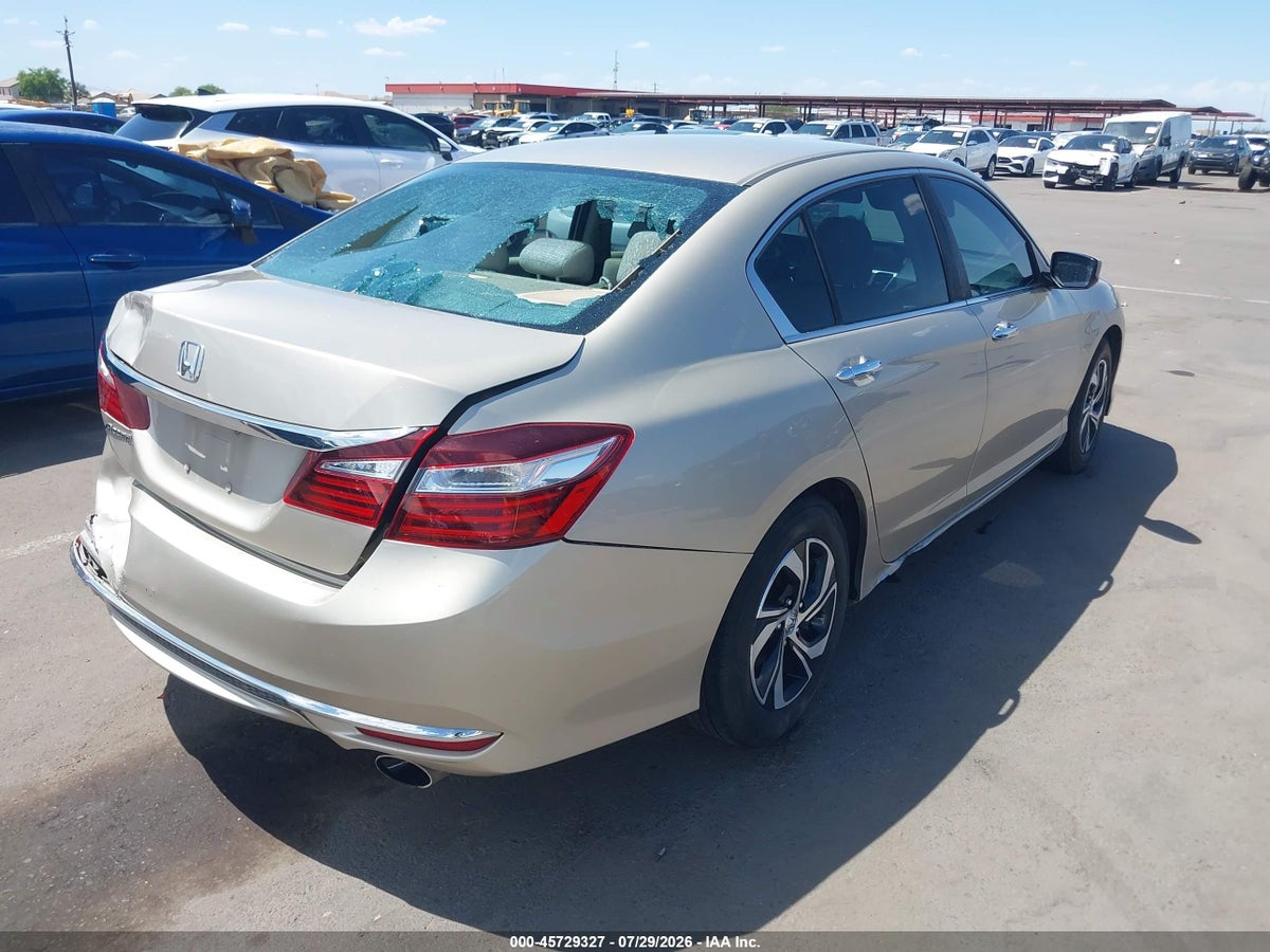 2016 HONDA ACCORD LX — снимка 4