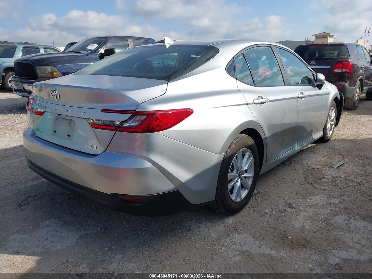 2025 TOYOTA CAMRY LE — снимка 4